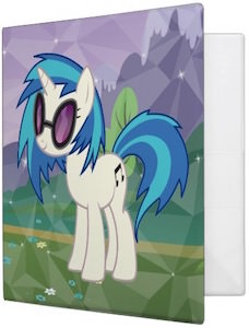 My Little Pony DJ Pon-3 Binder