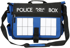 Doctor Who Tardis Doors Messenger Bag