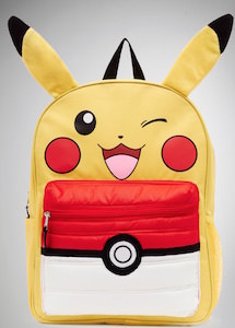 Pokemon Pikachu And Poke Ball Backpack