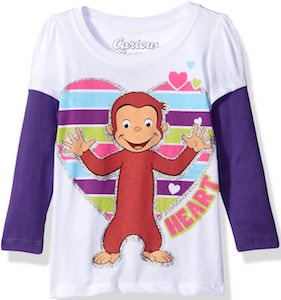 Kids Curious George Long sleeve t-shirt