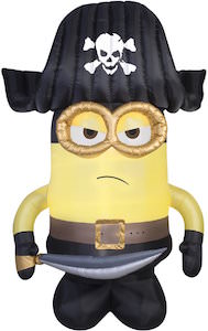 Pirate Minion Outdoor Inflatable