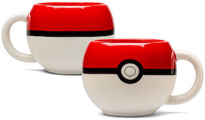 Pokemon Mug Shaped Like Poke Ball