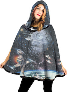 Star Wars Galaxy Reversible Hooded Poncho