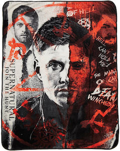 Supernatural Castiel And Dean Fleece Blanket