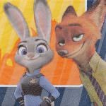 Zootopia Nick And Judy Napkins