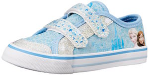 Kids Disney Frozen Anna And Elsa Canvas Sneakers