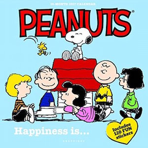 2017 Peanuts Happiness Is Wall Calendar