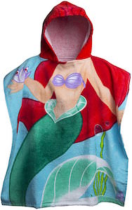 Ariel The Little Mermaid Hooded Poncho Towel