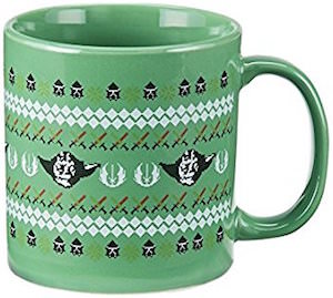 Star Wars Yoda Christmas Mug