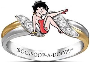 Betty Boop Two Tone Ring