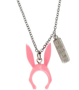 Bob's Burgers Louise Rabbit Ears Hat Necklace