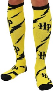 Yellow Harry Potter Knee Socks