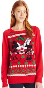 Disney Mickey And Minnie Under the Mistletoe Christmas Sweater