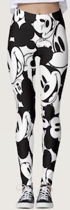 Disney Mickey Mouse Face Legging