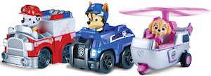 PAW Patrol Marshall, Chase, And Skye Racers