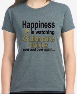 Happiness Is Watching Gilmore Girls Over And Over Again T-Shirt