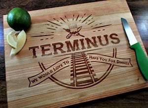 The Walking Dead Terminus Cutting Board