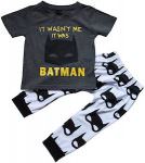 It Wasn't Me It Was Batman Baby Pajama Set