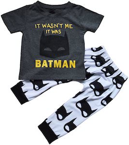 It Wasn’t Me It Was Batman Baby Pajama Set