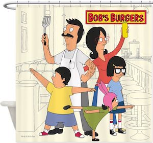 Bob’s Burgers Family Shower Curtain