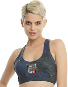 Darth Vader Galaxy Sports Bra