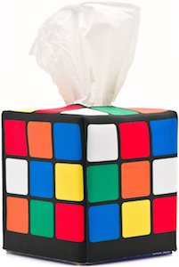 The Big Bang Theory Rubik's Cube Tissue Box Cover
