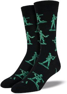 Green Army Men Socks