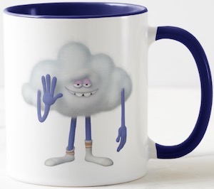 Dreamworks Trolls Cloud Guy Mug
