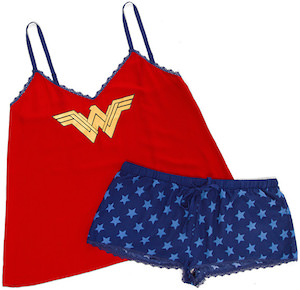 DC Comics Wonder Woman Women's Short and Tank Top Sleep Set