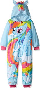 Kids Rainbow Dash Fleece Onesie Pajama