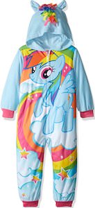 My Little Pony Kids Rainbow Dash Fleece Onesie Pajama