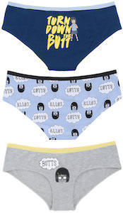 Tina Belcher Butts Panty set (3 pairs)