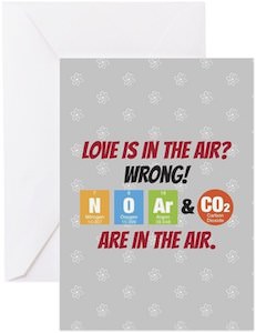 The Big Bang Theory Love Is In The Air Valentine's Day Card