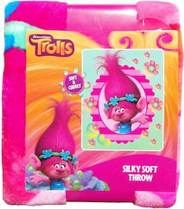 Trolls Poppy Flower Power Throw Blanket