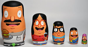 Bob's Burgers nesting Dolls