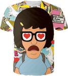 Bob's Burgers Tina With Hearts In Her Eyes T-Shirt