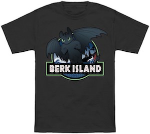 Berk Island And Toothless T-Shirt