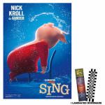 Sing Movie Gunter Poster And Bookmark