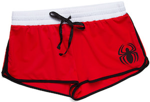 Marvel Women's Spider-Man Shorts