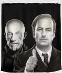 Better Call Saul Jimmy And Mike Shower Curtain