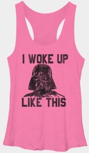 Darth Vader I Woke Up Like This Pink Tank Top