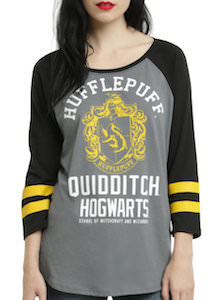 Harry Potter Women's Hufflepuff Quidditch Long Sleeve Shirt
