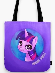 Twilight Sparkle tote bag