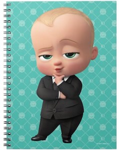 The Boss Baby Spiral Notebook