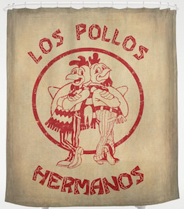 Vintage Los Pollos Hermanos Shower Curtain