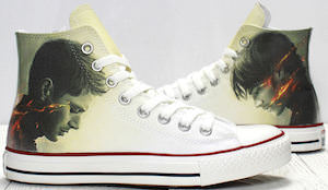 Supernatural Sam And Dean Converse Shoes