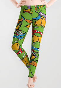 Women's Green Teenage Mutant Ninja Turtles Leggings