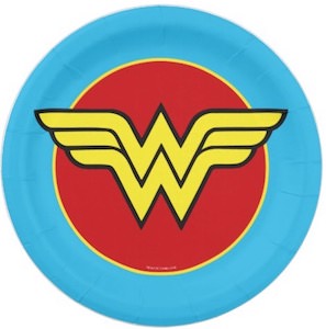 Wonder Woman Paper Plates
