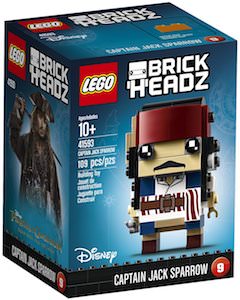 Captain Jack Sparrow LEGO BrickHeadz Figurine