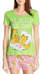 Women's Sleep All Day Garfield Pajama Set